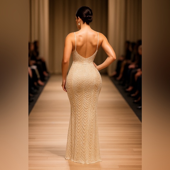 ✨“Luxury Radiance Gown” – Shine with Every Step ✨ - Picture 13 of 14